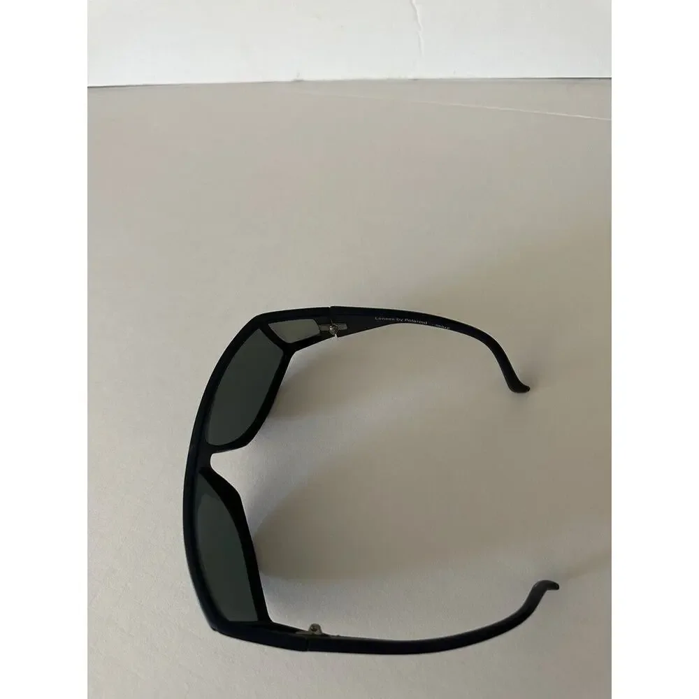 Glarefoil sunglasses men polarized Four Lenses By Polaroid 9604F glass lens Blue